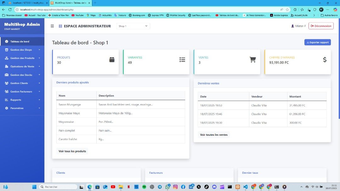 Application gestion clients